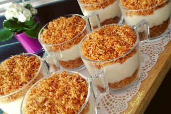 Çıtır Kadayıflı Muhallebi