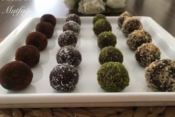 Truff Tadında Çikolata Topları