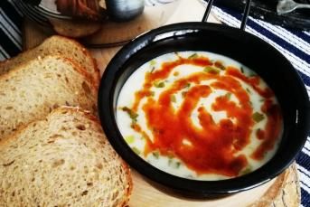 Yoğurtlu Çiriş Çorbası