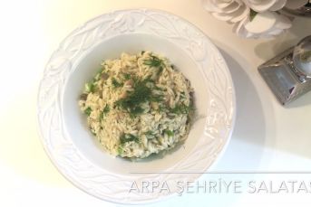 Arpa Şehriye Salatası Yapımı
