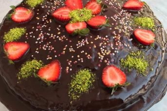 Çikolata Soslu Tart Kek