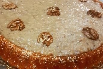 Tart Kalıbında Tahinli Kek