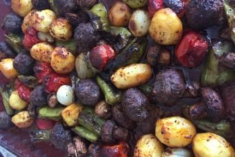 Köfteli Bütün Patates Yemeği