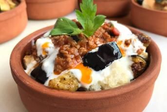 Patlıcanlı Ekmek Kebabı