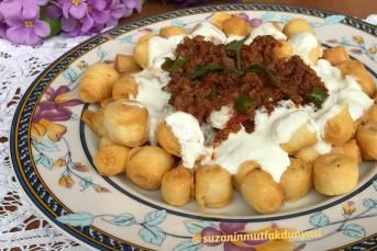 Şiş Mantısı(Yufka Mantısı)