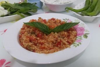 Domatesli Pilav (Tam Tadında)