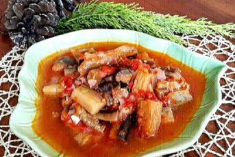 5 Dakikada Pişen Düdüklüde Patlıcan Yemeği