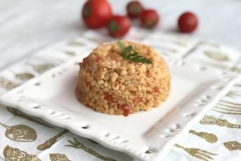 Domatesli Bulgur Pilavı Yapımı