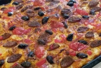 Pizza Börek Yapılışı