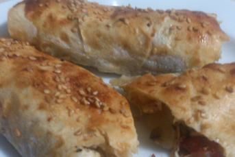 Patlıcanlı Börek Yapılışı