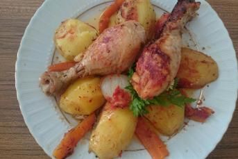 İftara Pratik Tavuk Patates