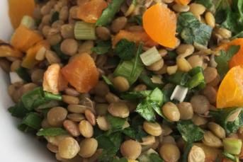 Izgara Balkabaklı Mercimek Salatası