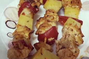 Fırında Nefis Tavuk Şiş