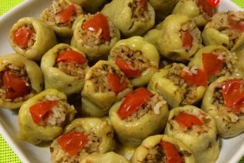 Köy Biberli Zeytinyağlı Dolma