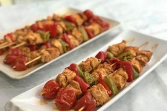 Fırın Poşetinde Tavuk Çöp Şiş