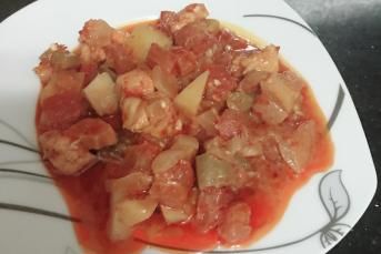 Tavuklu Patates Tavası