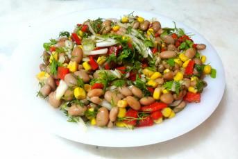 Leziz Barbunya Salatası