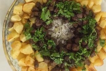 Arnavut Ciğeri (Patates Eşliğinde)