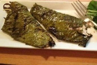 Asma Yaprağında Balık