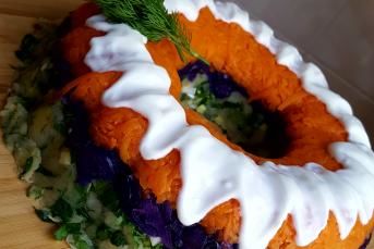 Fresh Renk Cümbüşü Salata  (Kek Kalıbında)