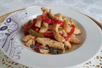 Tavuk Fajita Yapımı