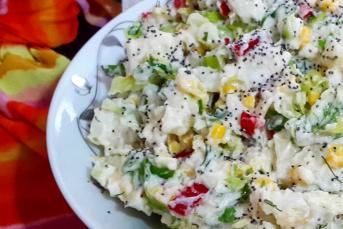 Renkli Patates Salatası