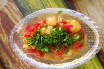 Közlenmiş Biber Patlıcan Salatası