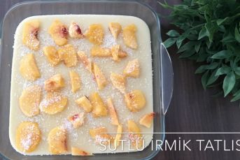Sütlü İrmik Tatlısı Yapılışı