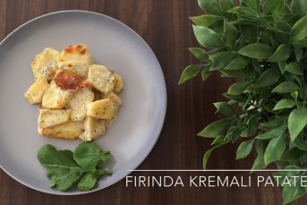 Fırında Kremalı Patates