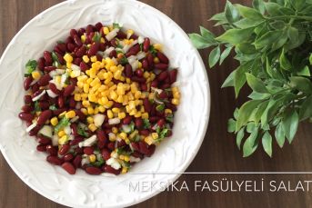 Meksika Fasülyesi Salatası Nasıl Yapılır