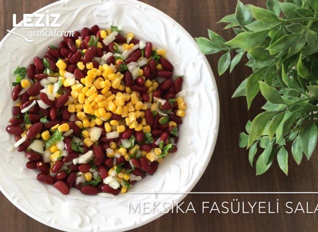 Meksika Fasülyesi Salatası Nasıl Yapılır