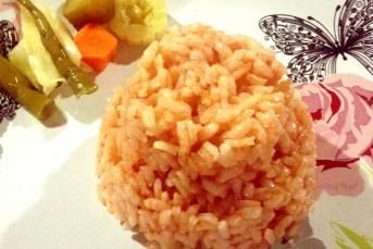 Domatesli Süzme Pilav