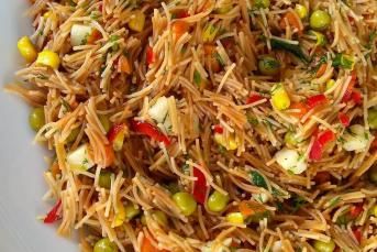 Kavrulmuş Tel Şehriye Salatası