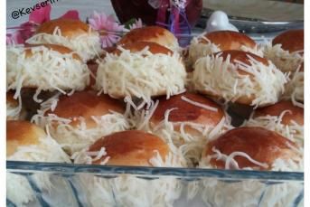 Sakallı (Saçaklı) Puf Puf Poğaçalar