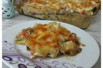 Fırında Bol Sebzeli Graten (Hiç Kızartmadan)