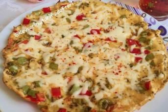 Leziz Kaşarlı Biberli Omlet