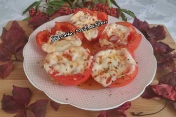 Mikrodalgada Baharatlı Kaşarlı Domatesler