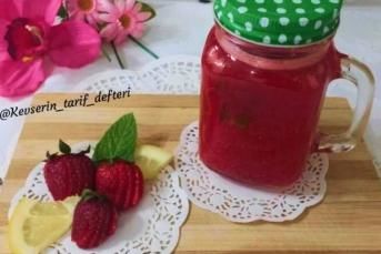 10 Dakikada Mis Gibi Çilekli Limonata