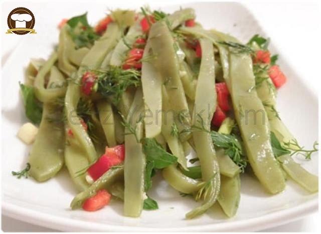 Taze Fasulye Salatası