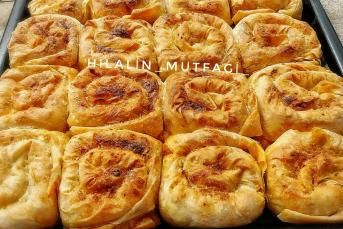 Patatesli Gül Böreği Yapımı