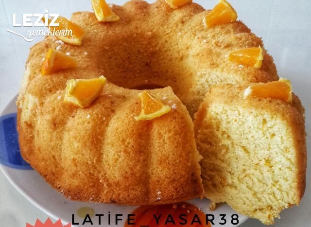 Portakallı Kek Tarifi (Aşama Aşama Detaylı Anlatım)