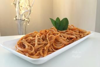 Naneli Domates Soslu Spagetti