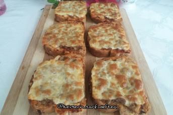 Nefis Kaşarlı Kıymalı Ekmekler