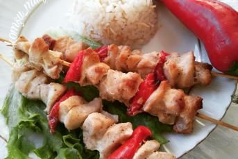 Kremalı Tavuk Şiş