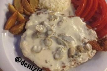 Kremalı Şinitzel