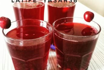 Ev Yapımı Vişne Suyu