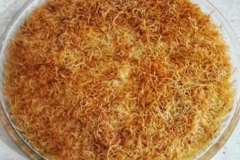 Borcamda Bol Cevizli Kadayıf Tatlısı