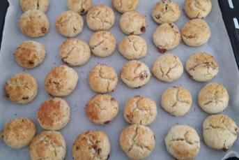 Üzümlü Hindistan Cevizli Kurabiye