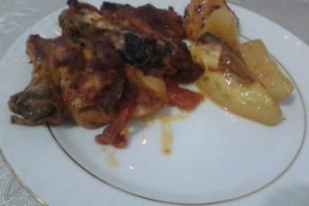 Fırında Tavuk Yapımı