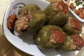 Kıymalı Biber Dolması Yapımı